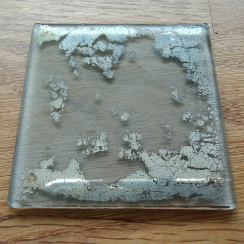 TLR camera mirror before repair